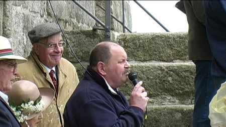 The MC, Michael Thayer, introduces Lord and Lady May